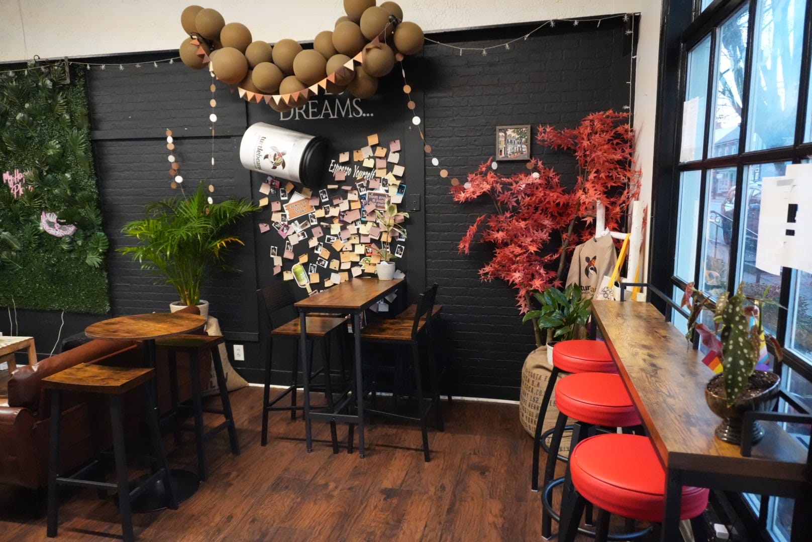 Turtle Beans Coffee Roasters indoor seating arrangement